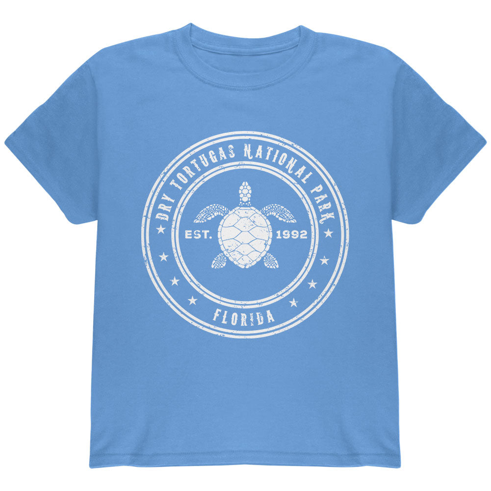 Dry Tortugas National Park Youth T Shirt Youth T-Shirts Old Glory YLG Carolina Blue 