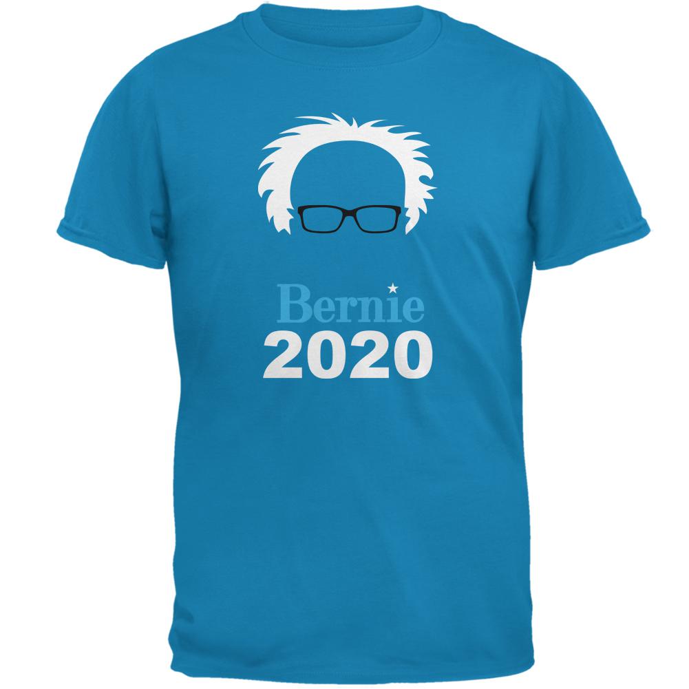 Election 2020 Bernie Sanders Hair Minimalist Mens T Shirt Men's T-Shirts Old Glory 2XL Sapphire 