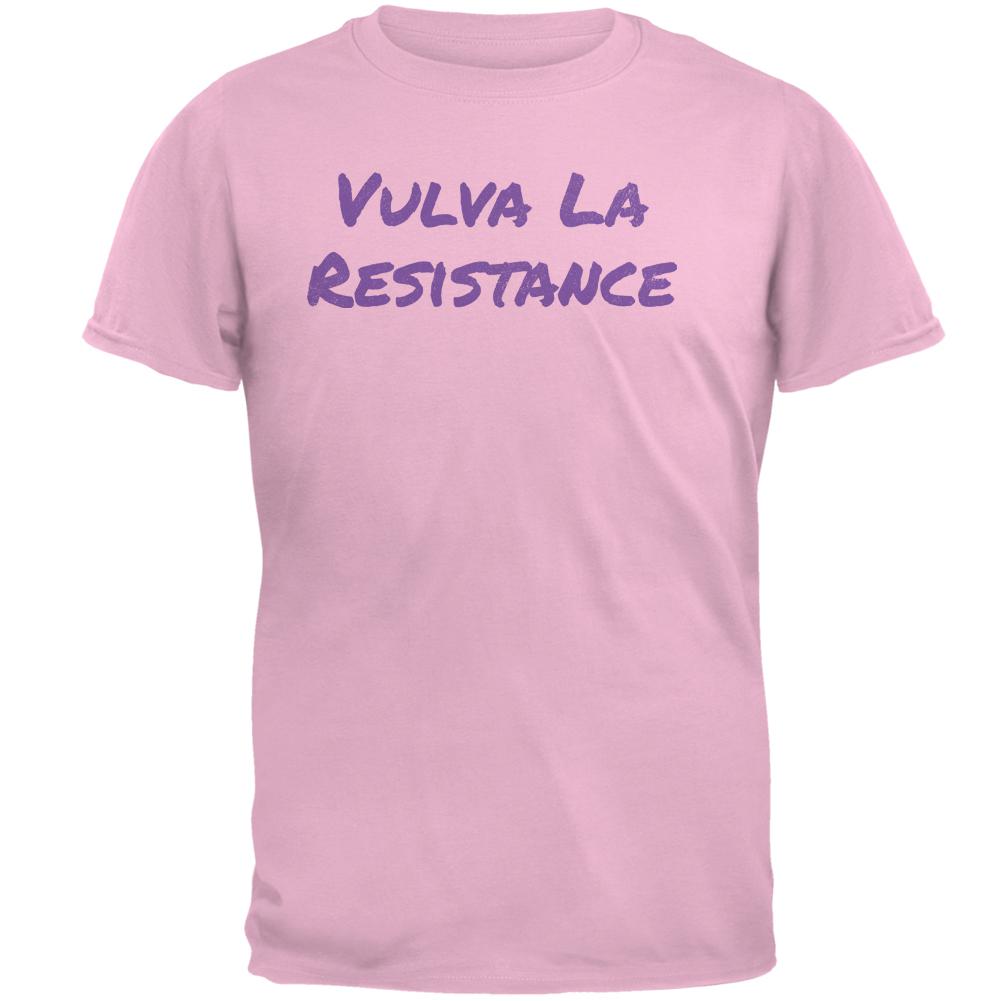 Vulva La Resistance Women's Rights Distressed Mens T Shirt Men's T-Shirts Old Glory 2XL Pink 