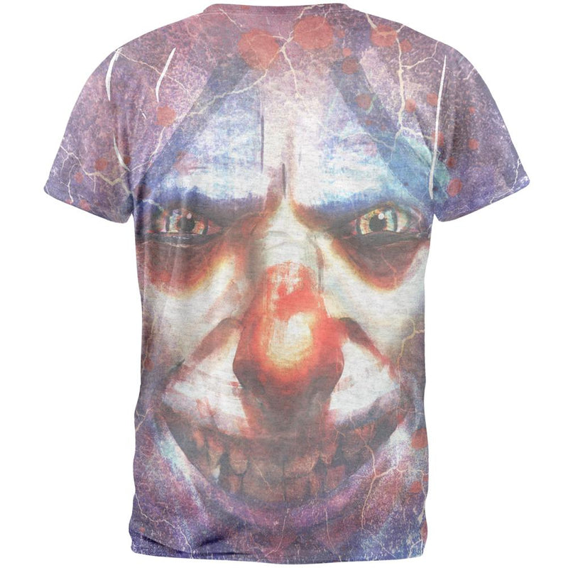 Halloween Insane Nightmare Clown Mens T Shirt Men's T-Shirts Old Glory   