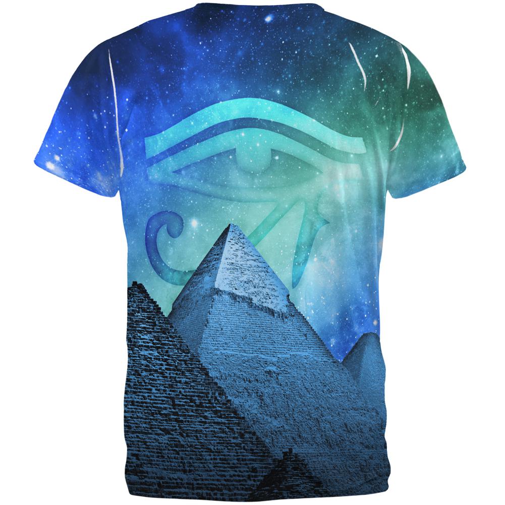 Eye Of Ra Pyramids Egypt All Over Mens T Shirt Men's T-Shirts Old Glory   