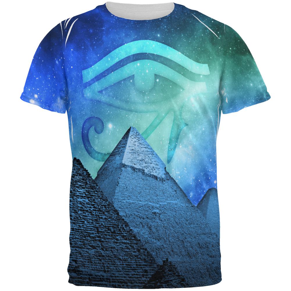 Eye Of Ra Pyramids Egypt All Over Mens T Shirt Men's T-Shirts Old Glory 2XL Multi 