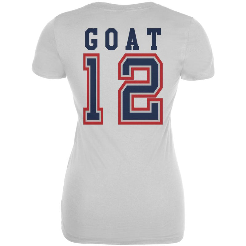 GOAT Did His Job Patriot Juniors Soft T Shirt Juniors T-Shirts Old Glory   