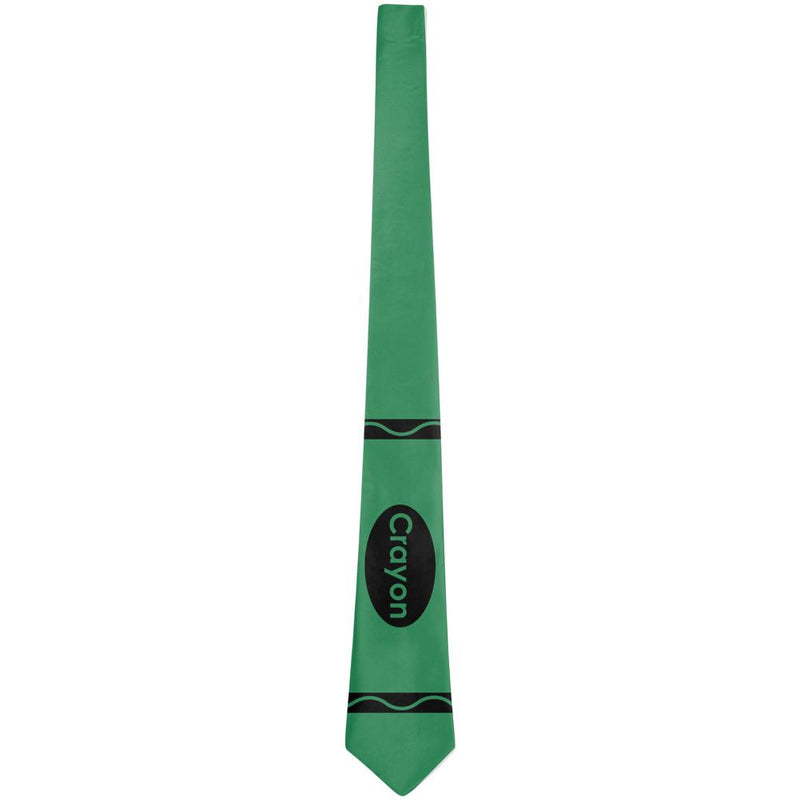 Green Crayon Costume All Over Neck Tie Ties Old Glory   