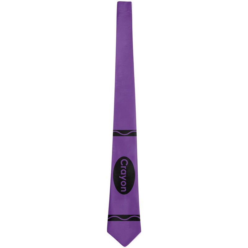 Purple Crayon Costume All Over Neck Tie Ties Old Glory   