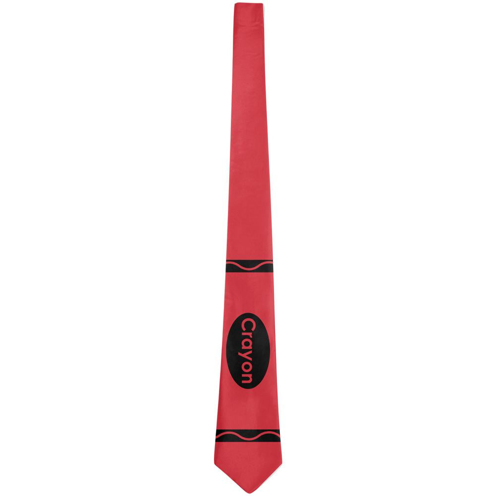 Red Crayon Costume All Over Neck Tie Ties Old Glory   