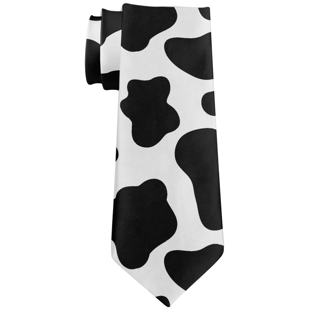 Cow Pattern Costume All Over Neck Tie Ties Old Glory OS Multicolored 