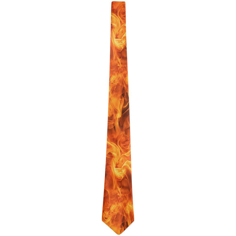 Flames All Over Neck Tie Ties Old Glory   