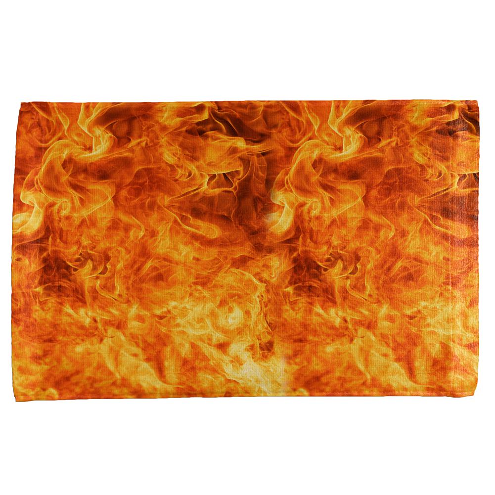 Flames All Over Hand Towel Hand Towel Old Glory OS Multi 