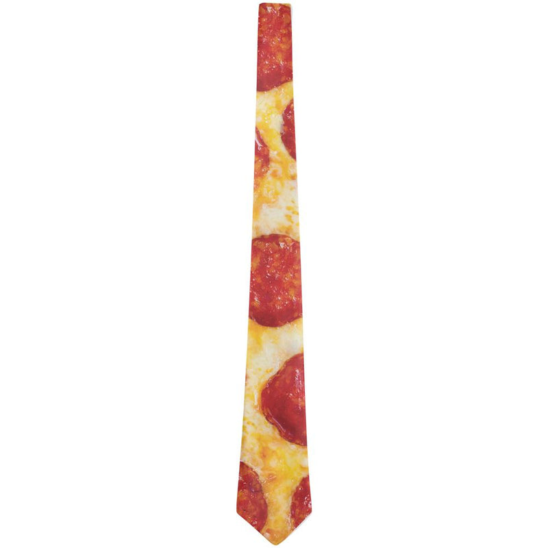 Pepperoni Cheese Pizza All Over Neck Tie Ties Old Glory   