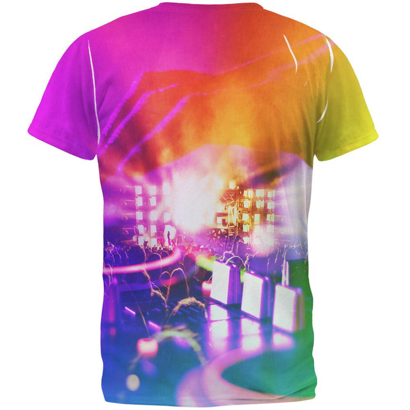 God Is A DJ Live Concert All Over Mens T Shirt Men's T-Shirts Old Glory   