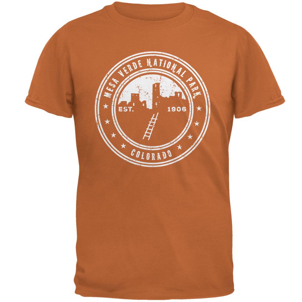 Mesa Verde National Park Mens T Shirt Men's T-Shirts Old Glory 2XL Orange 