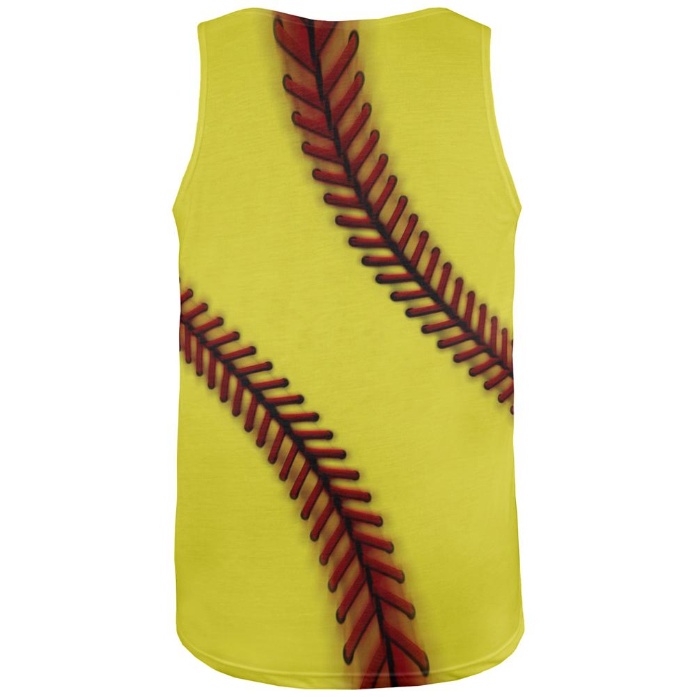 Fastpitch Softball All Over Mens Tank Top Men's Tank Tops Old Glory   