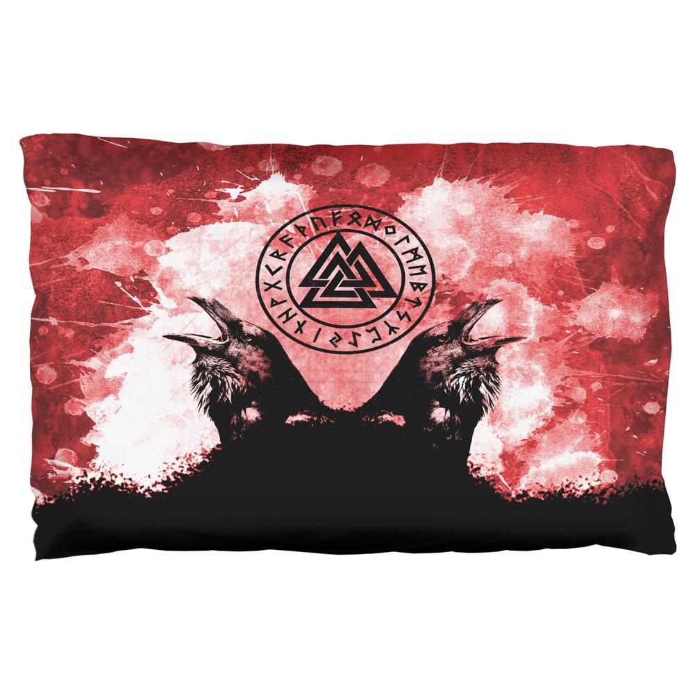 Berserker Viking's Blood Odin's Ravens Pillow Case Pillowcases Old Glory OS Multi 