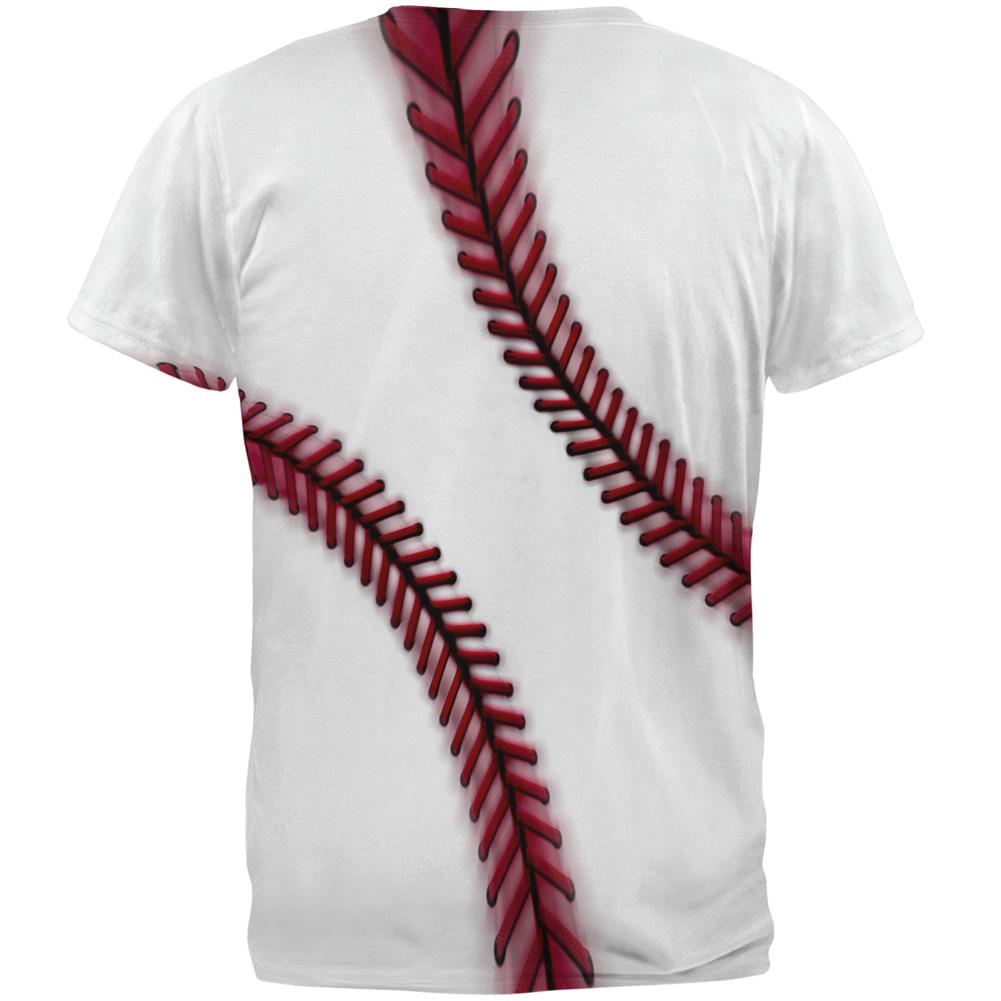 Fastball Baseball All Over Mens T Shirt Men's T-Shirts Old Glory   