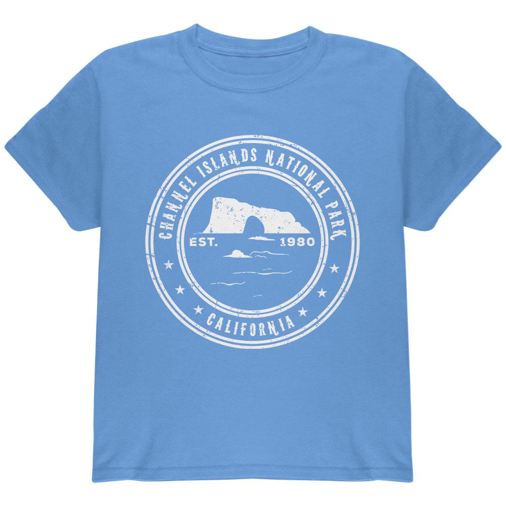 Channel Islands National Park Youth T Shirt Youth T-Shirts Old Glory LG Blue 