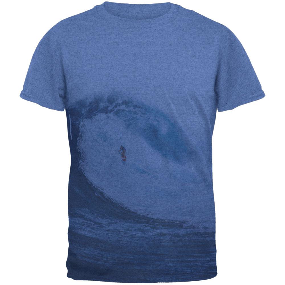 Summer Sun Surfer Pipeline Mens T Shirt Men's T-Shirts Old Glory 2XL Blue 