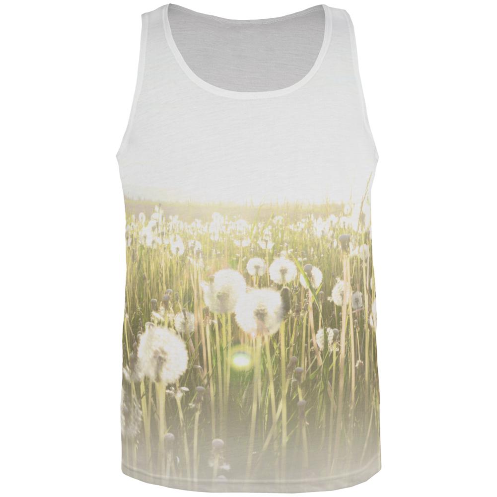 Field Of Wishes Dandelions All Over Mens Tank Top Men's Tank Tops Old Glory 2XL Multi 