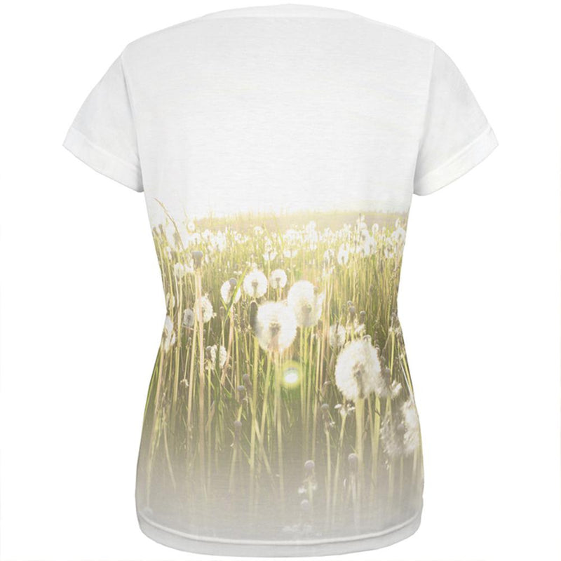 Field Of Wishes Dandelions All Over Womens T Shirt Women's T-Shirts Old Glory   