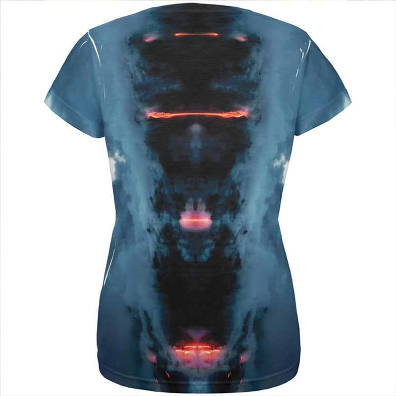 Demons In The Mist Lava All Over Womens T Shirt Women's T-Shirts Old Glory   