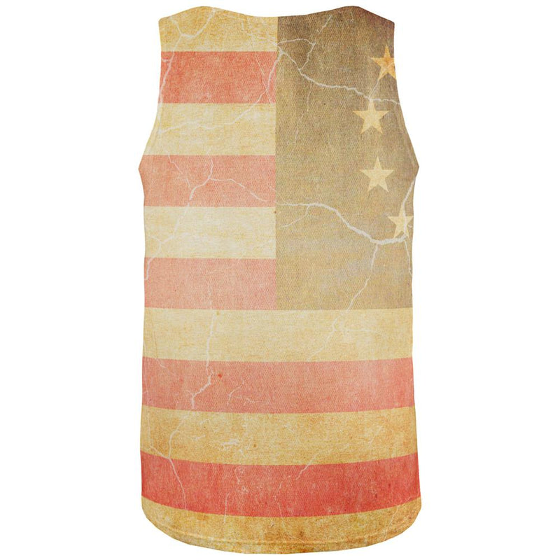 July 4th United States Constitution Betsy Ross Flag All Over Mens Tank Top Men's Tank Tops Old Glory   