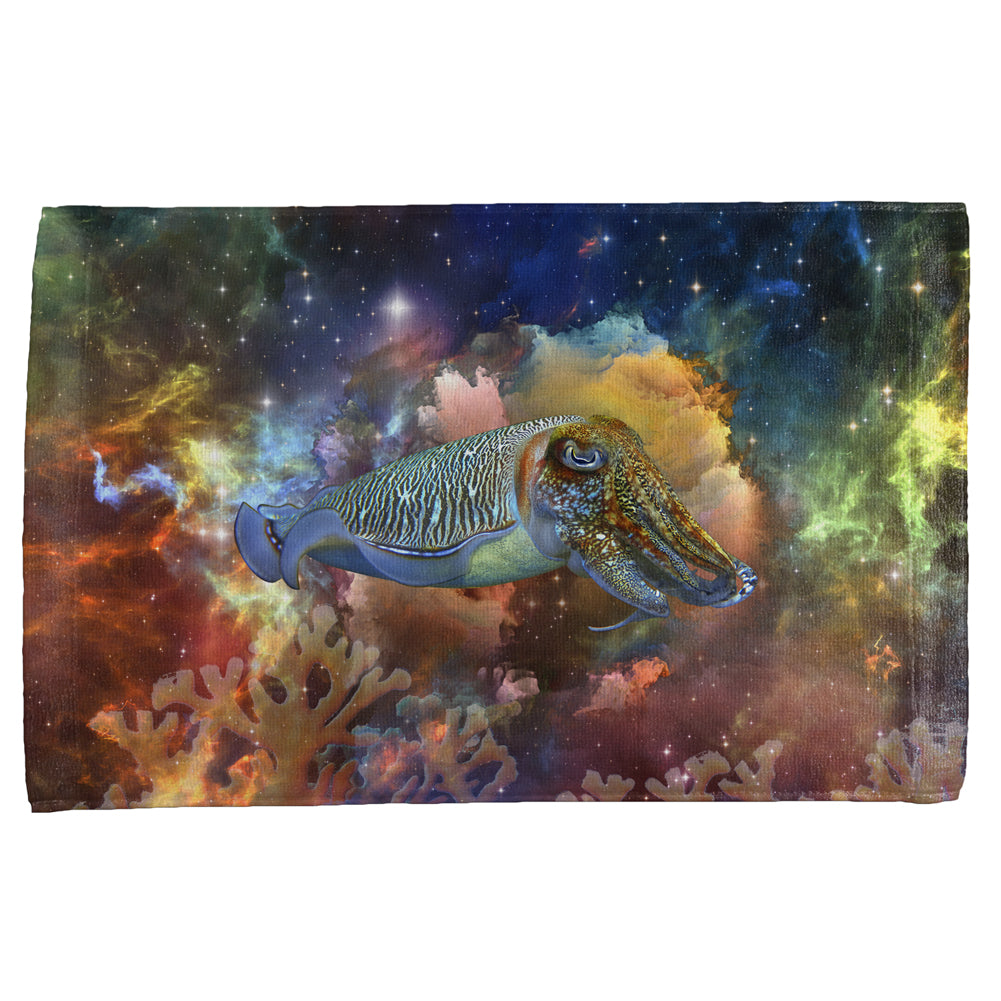 Cuttlefish In Space All Over Hand Towel Hand Towel Old Glory OS Multicolored 