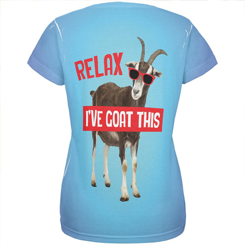 Relax I've Goat Got This All Over Womens T Shirt Women's T-Shirts Old Glory   