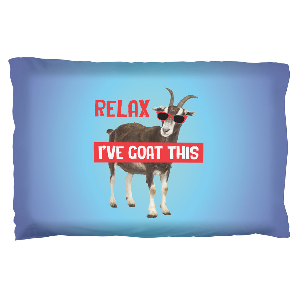 Relax I've Goat Got This Pillow Case Pillowcases Old Glory OS Multicolor 