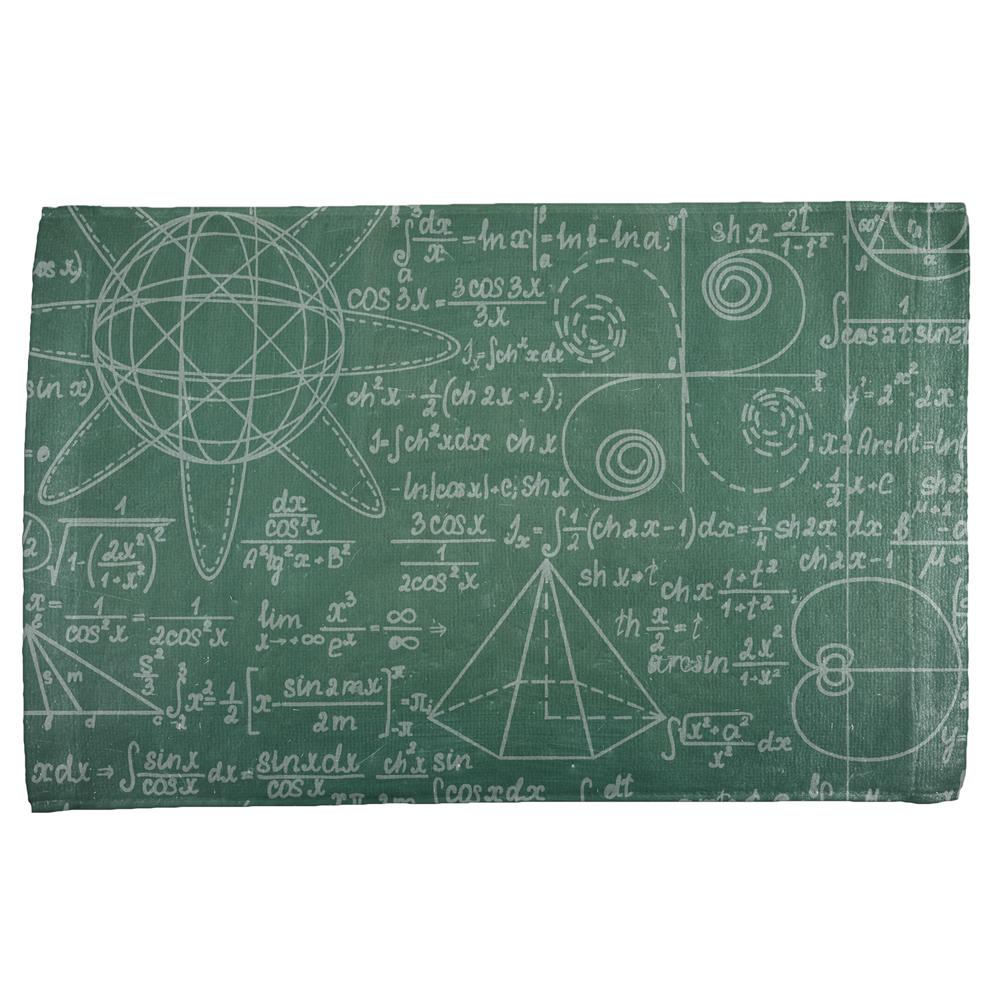 Math Geek Formulas Chalkboard All Over Hand Towel Hand Towel Old Glory OS Multi 