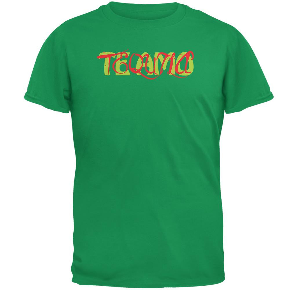 Cinco De Mayo Te Amo Tequila I Love You Mens T Shirt Men's T-Shirts Old Glory 2XL Green 