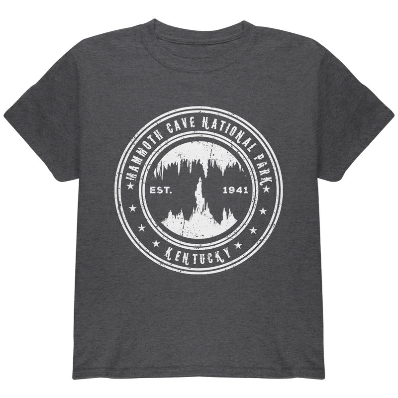 Mammoth Cave National Park Youth T Shirt Youth T-Shirts Old Glory YLG Dark Heather 