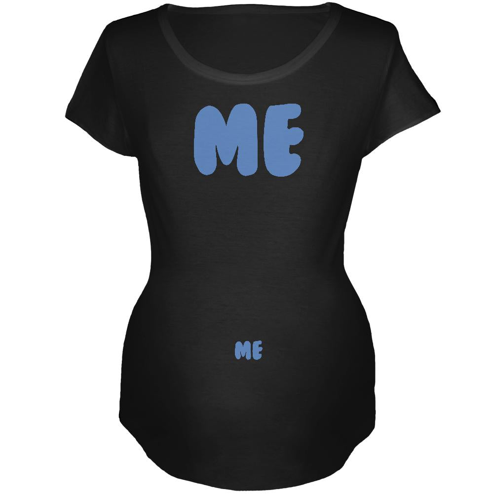 Big Me And Mini Me Funny Maternity Soft T Shirt Maternity T-Shirts Old Glory 2XL Black 