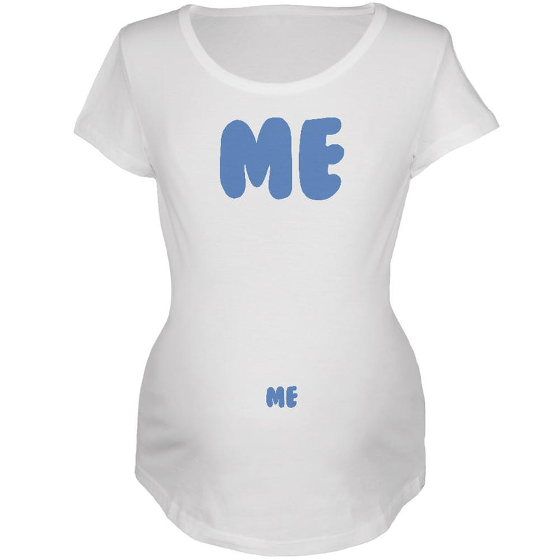 Big Me And Mini Me Funny Maternity Soft T Shirt Maternity T-Shirts Old Glory 2XL White 