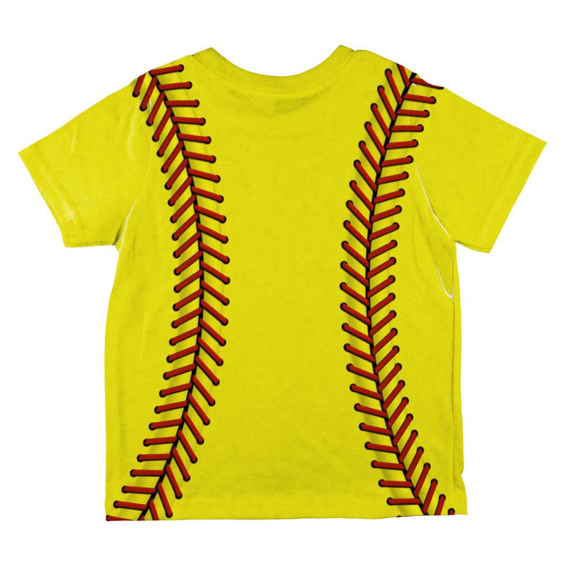 Softball All Over Toddler T Shirt Toddler T-Shirts Old Glory   