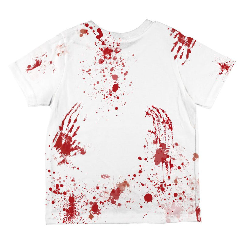 Halloween Blood Splatter All Over Toddler T Shirt Toddler T-Shirts Old Glory   