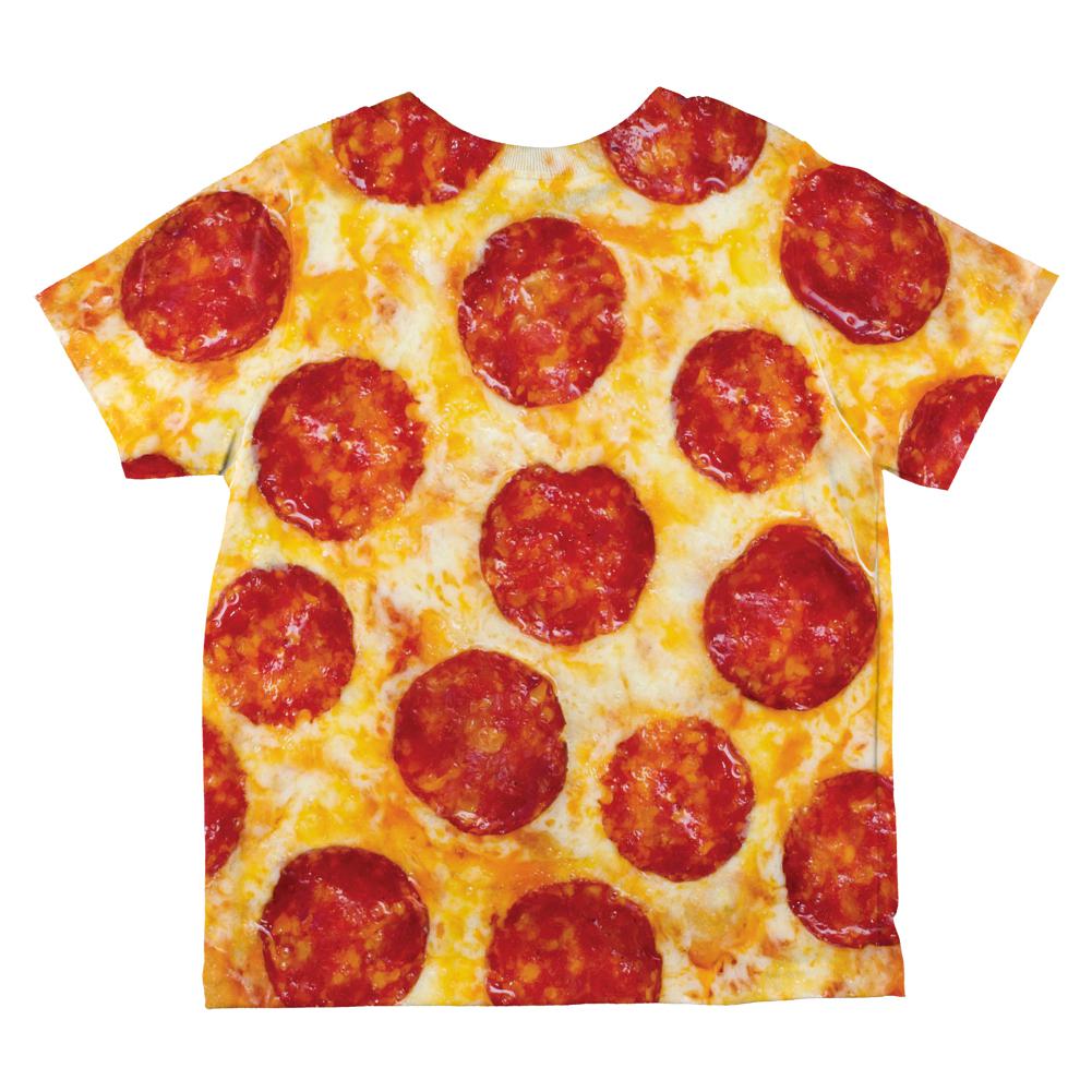 Pepperoni Pizza All Over Toddler T Shirt Toddler T-Shirts Old Glory   