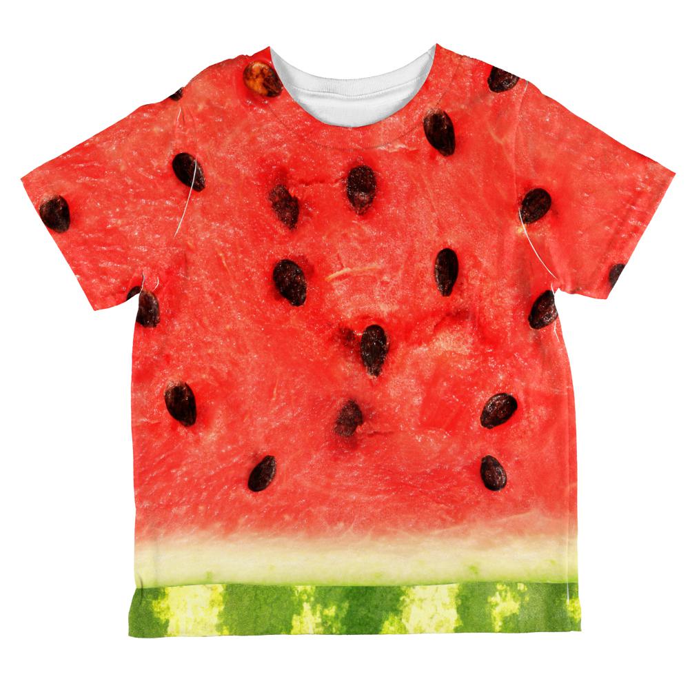 Halloween Watermelon Costume All Over Toddler T Shirt Toddler T-Shirts Old Glory 2T Multi 