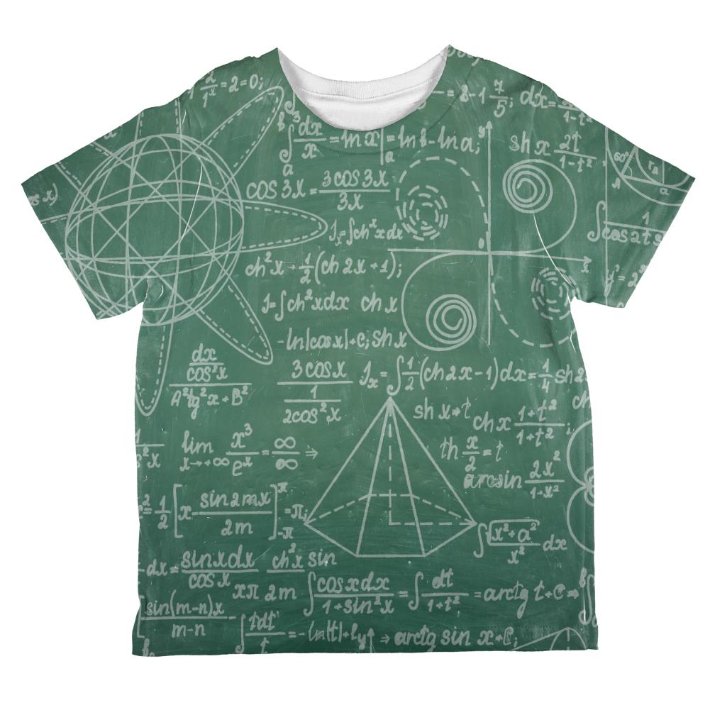 Graduation Math Geek Formulas All Over Toddler T Shirt Toddler T-Shirts Old Glory 2T Multi 