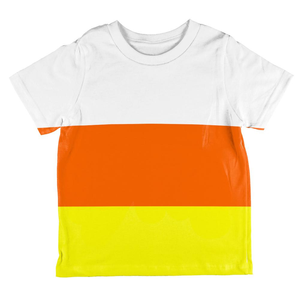 Halloween Candy Corn Costume All Over Toddler T Shirt Toddler T-Shirts Old Glory 2T Multi 