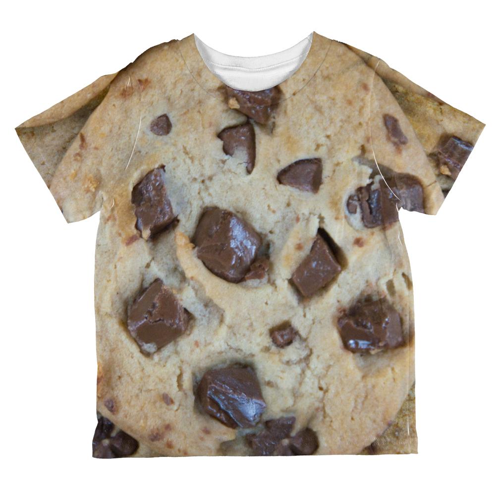 Chocolate Chip Cookies Chunks All Over Toddler T Shirt Toddler T-Shirts Old Glory 2T Multi 