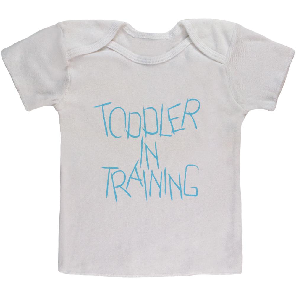 Toddler In Training Funny Baby T Shirt Infant T-Shirts Old Glory 12MO White 