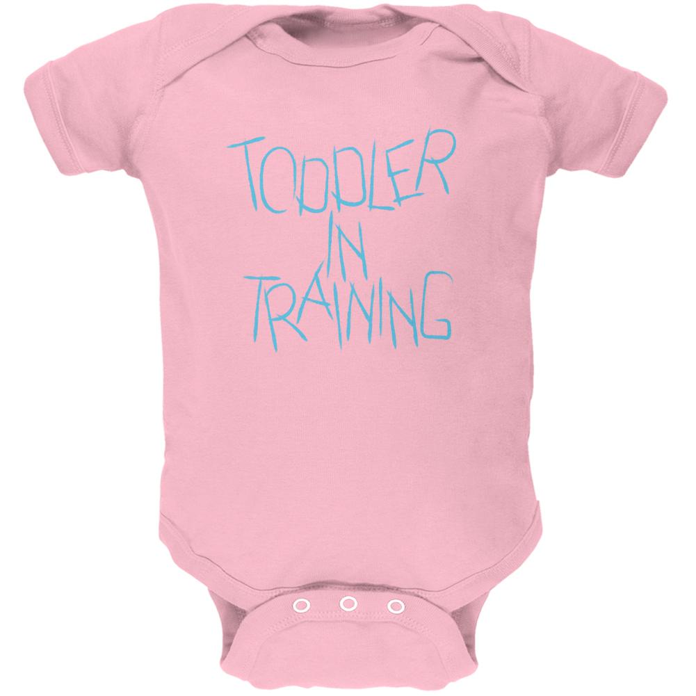 Toddler In Training Funny Soft Baby One Piece Baby One Piece Old Glory 0-3M Light Pink 