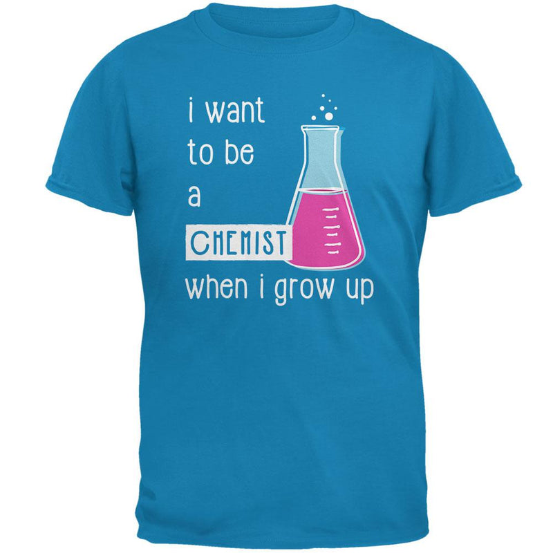 When I Grow Up Chemist Mens T Shirt Men's T-Shirts Old Glory 2XL Sapphire 