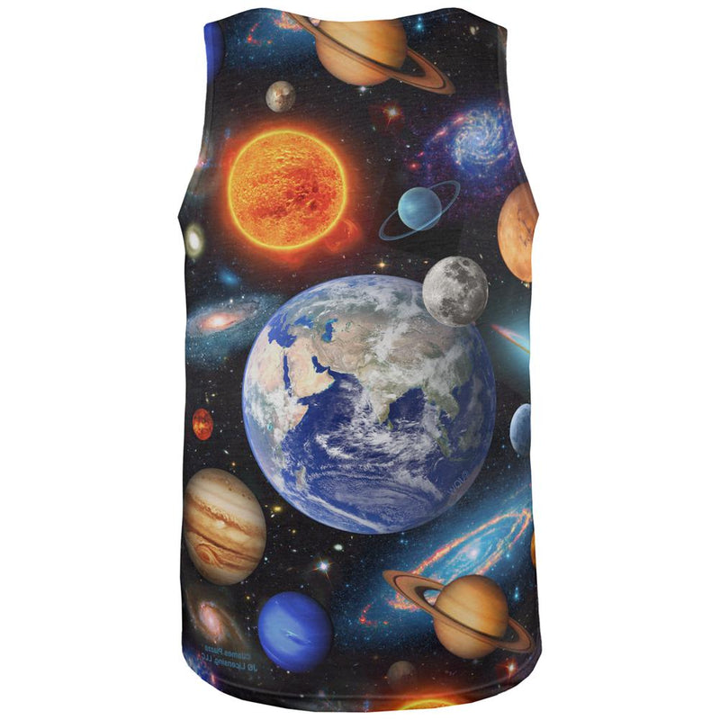 Galaxy Solar System All Over Mens Tank Top Men's Tank Tops Old Glory   