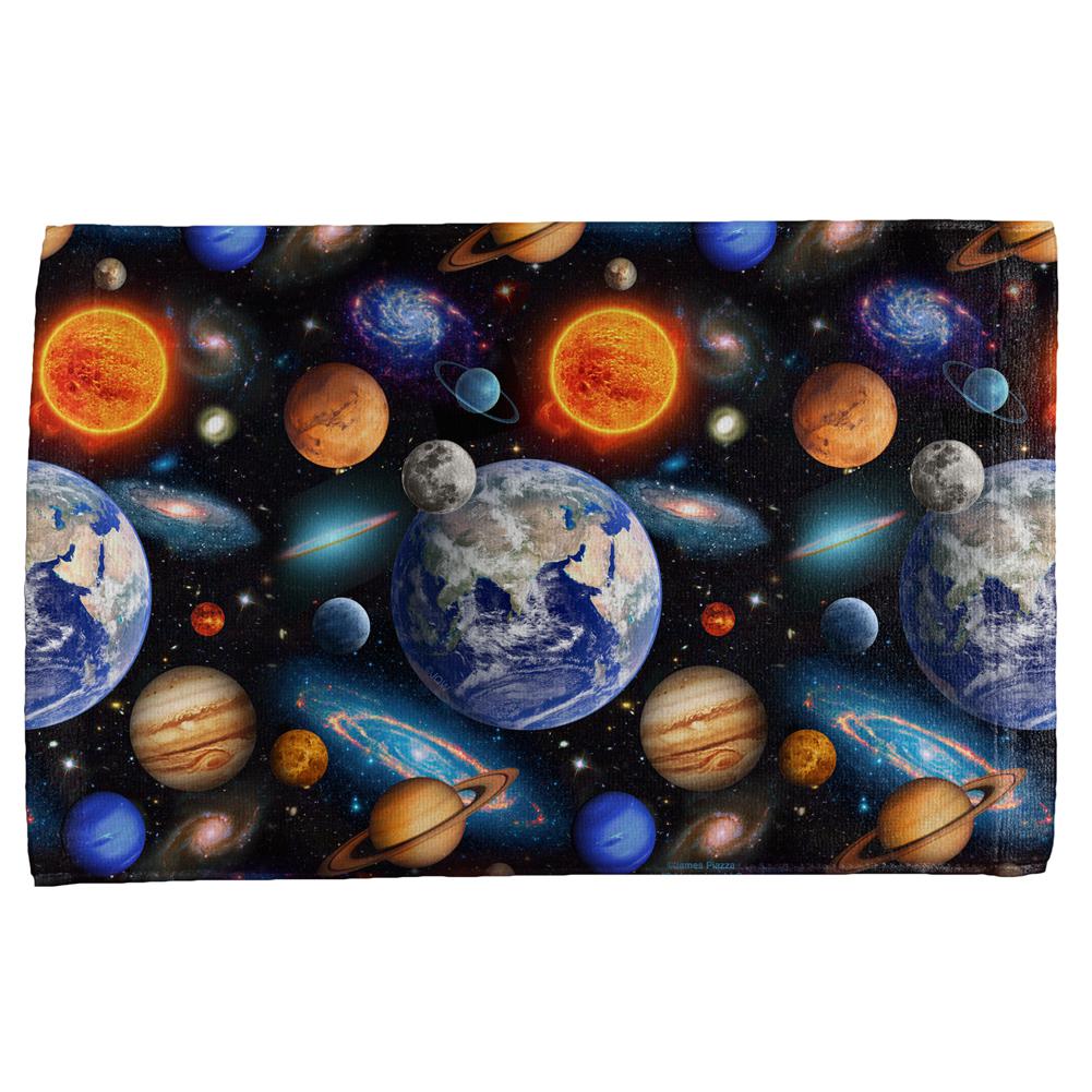 Galaxy Solar System All Over Hand Towel Hand Towel Old Glory OS Multi 