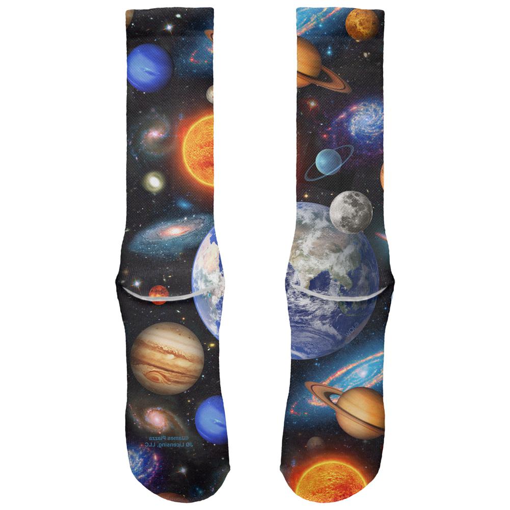 Galaxy Solar System All Over Soft Socks Socks Old Glory   