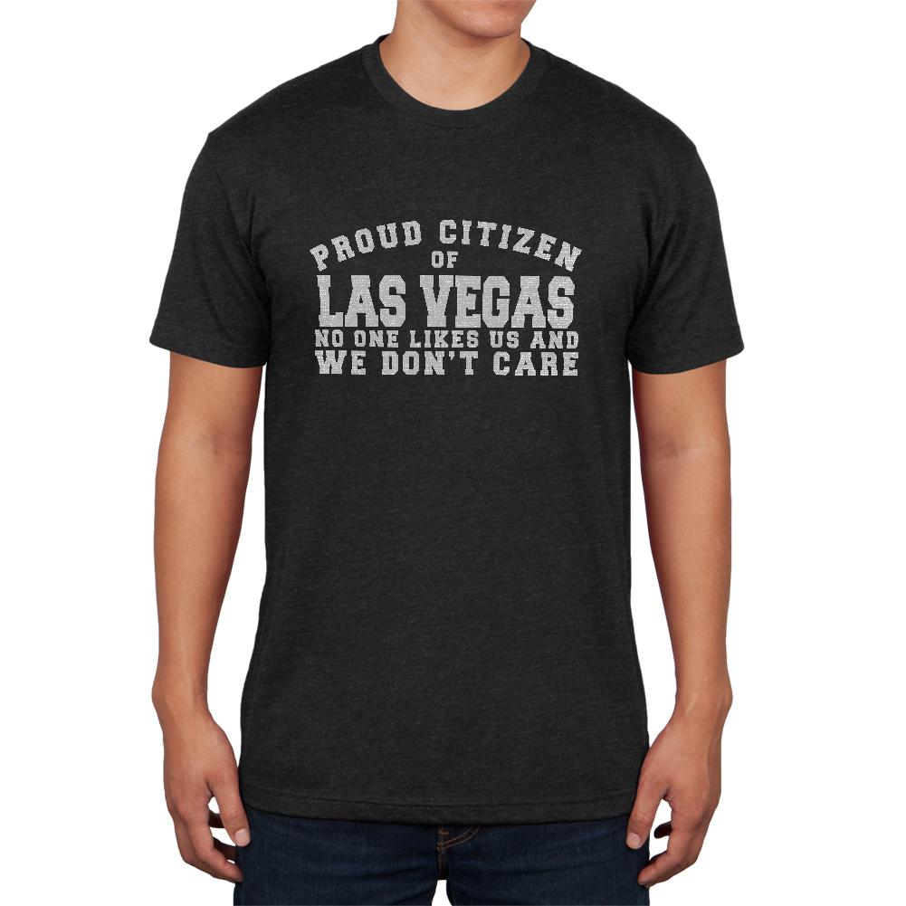 Proud No One Likes Las Vegas Mens Soft T Shirt Men's T-Shirts Old Glory 2XL Vintage Black 