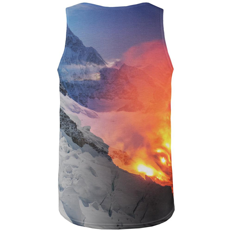 Extreme Nature Adventures Fire And Ice All Over Mens Tank Top Men's Tank Tops Old Glory   