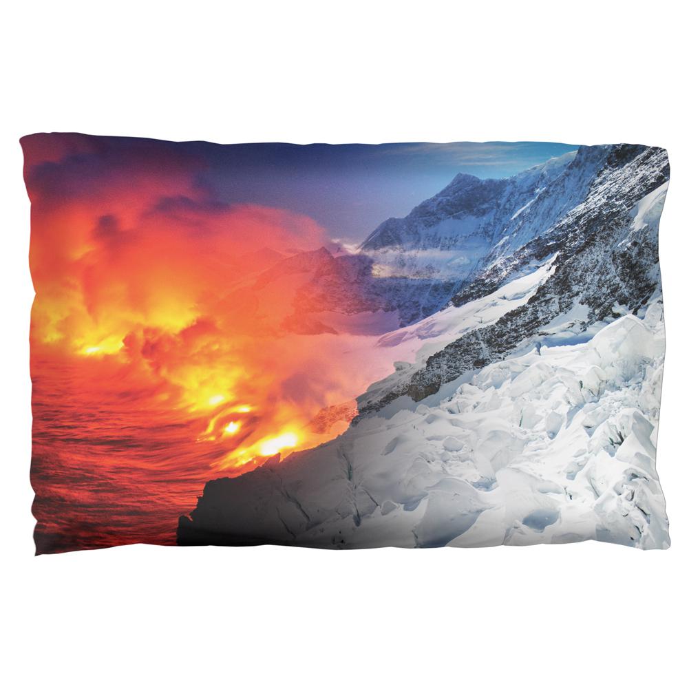 Extreme Nature Adventures Fire And Ice Pillow Case Pillowcases Old Glory OS Multi 