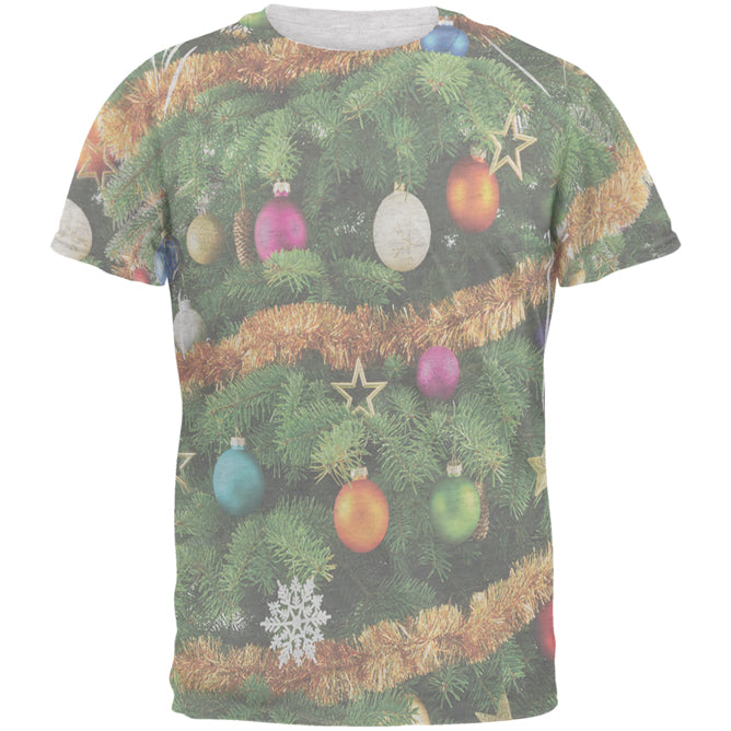 Christmas Tree Costume Mens T Shirt Men's T-Shirts Old Glory 2XL White 